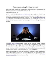 Resume Services Long Island